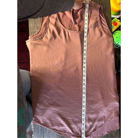 Torrid Walnut Georgette Double Layer Tank Top Size 3XL - Picture 9 of 10